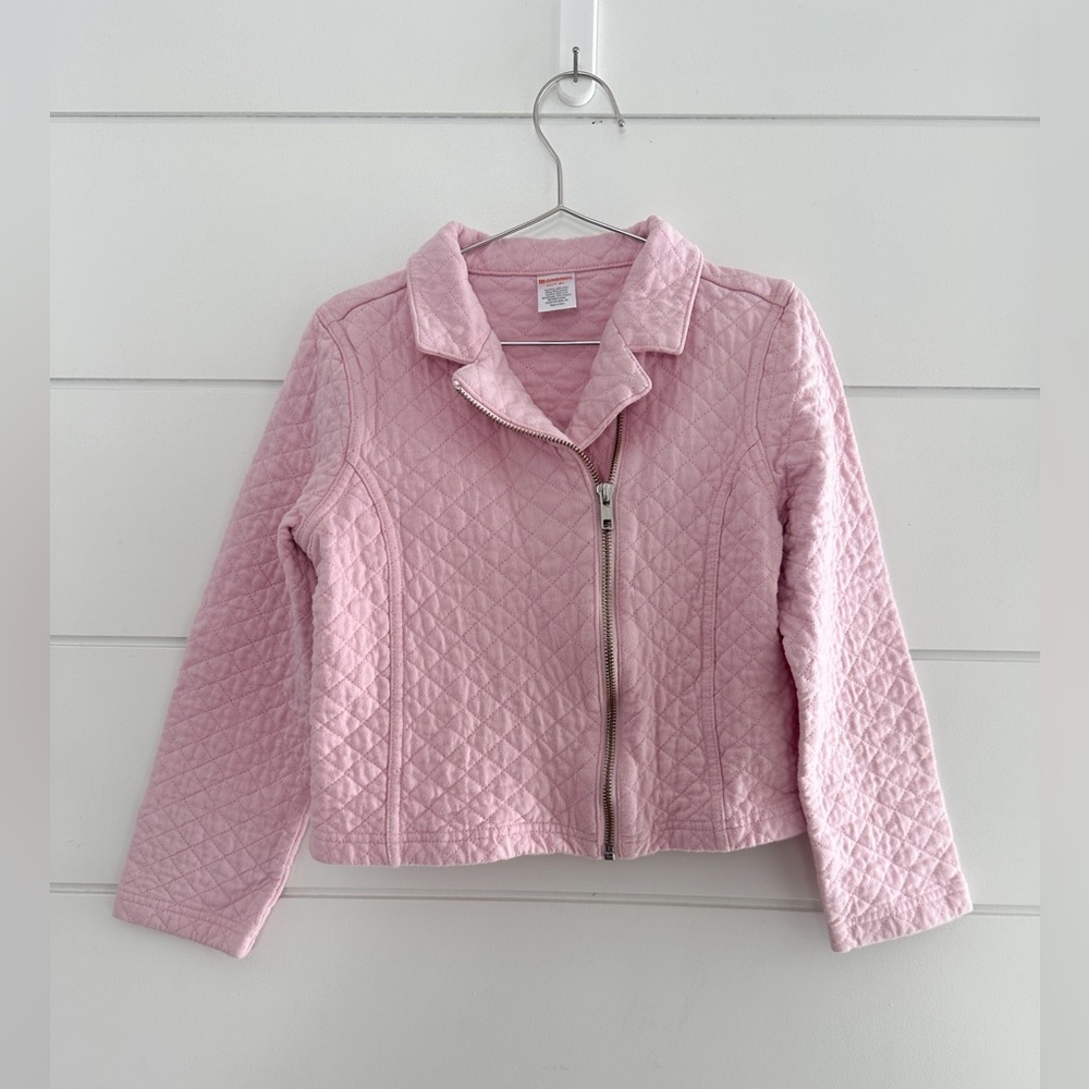 Gymboree Zip Up Sweater Jacket - Blush Pink - Size 7-8